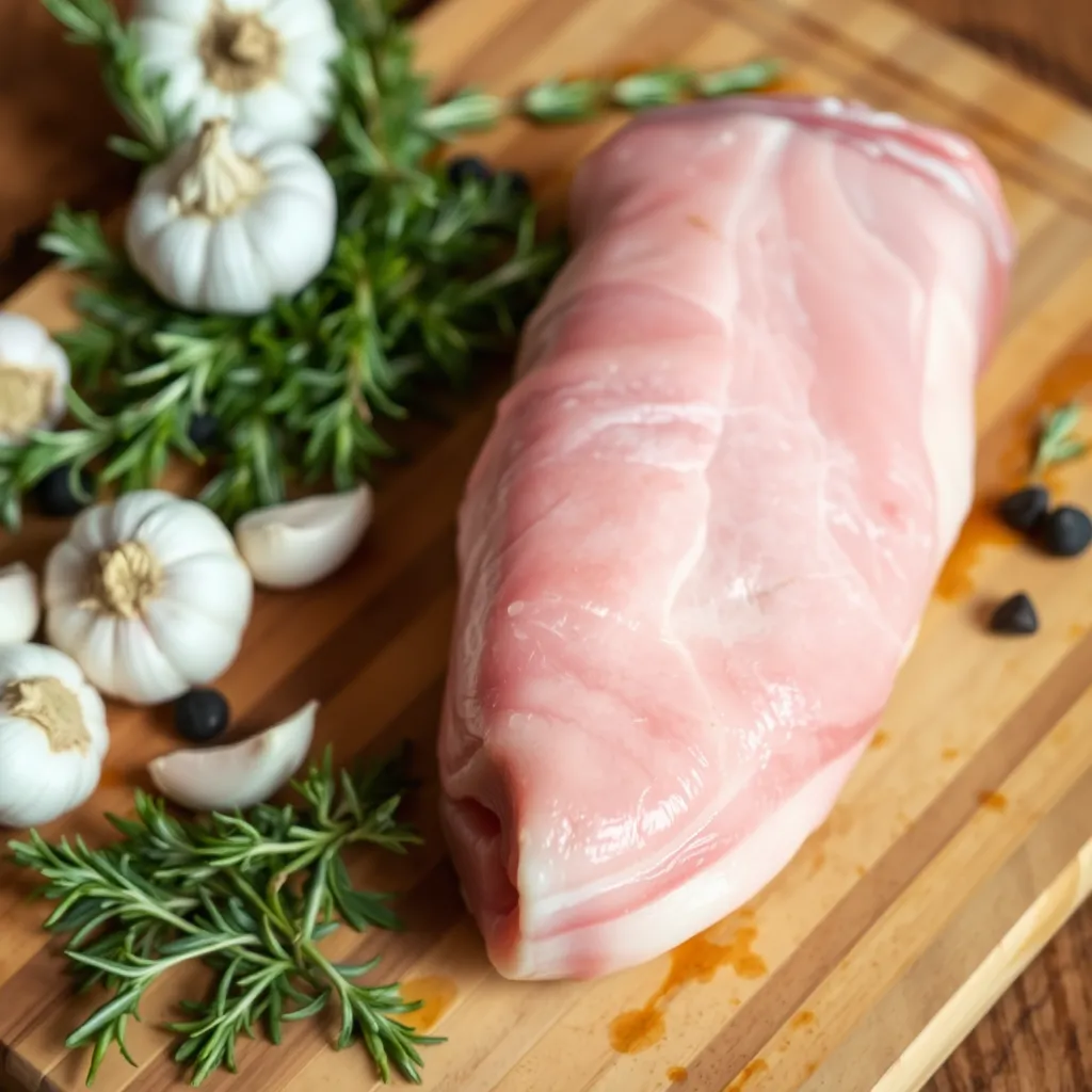 Boczek surowy ze skórą w piekarniku – przepis na smaczne danie