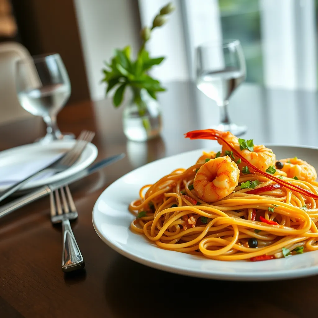 Pad thai z krewetkami – przepis krok po kroku