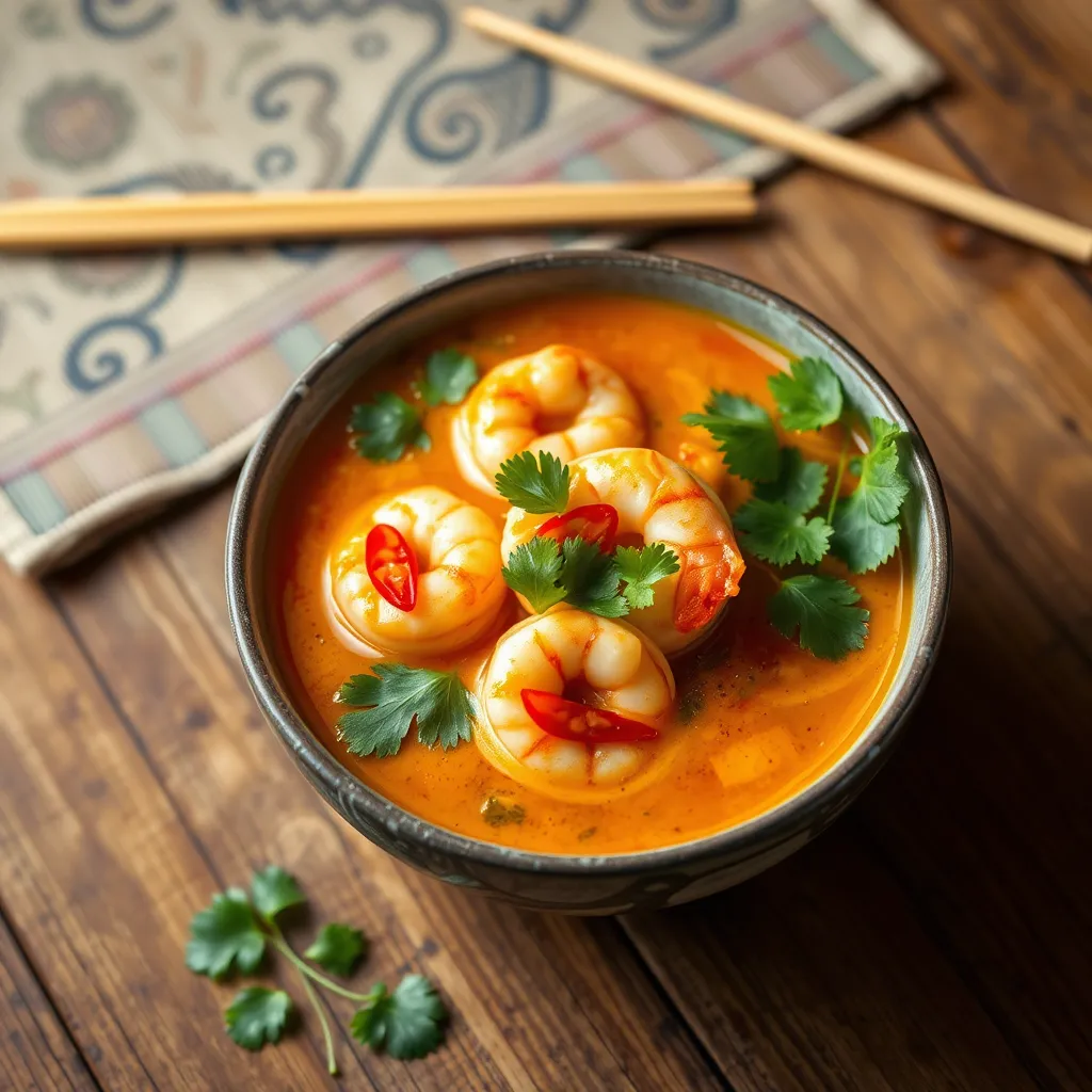 Tajskie curry z krewetkami – przepis na pikantne danie