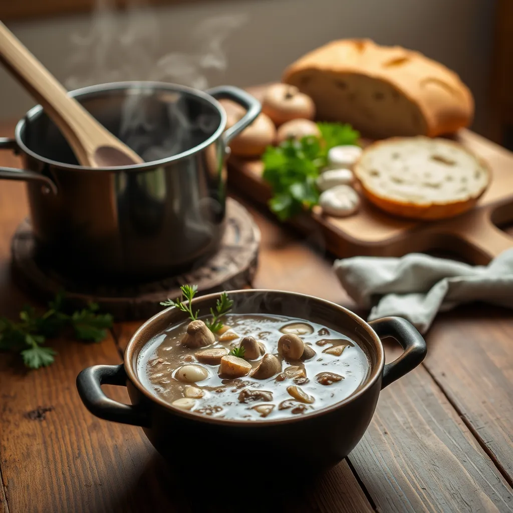 Grzybowa zupa – przepis na domowe gotowanie